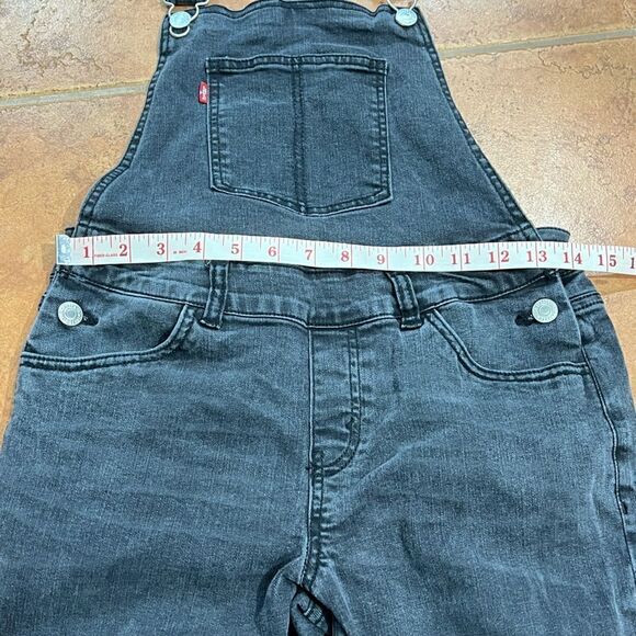 Levis Overalls kids overall Bib Denim Stretch black size 16 - Picture 8 of 10